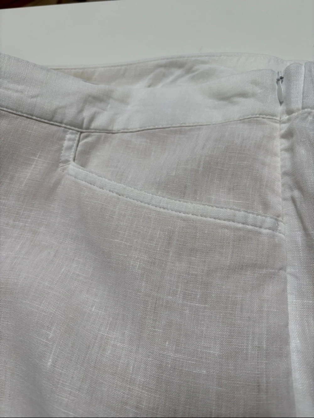 J. Jill White "Love Linen" Cropped Pants - Picture 4 of 5